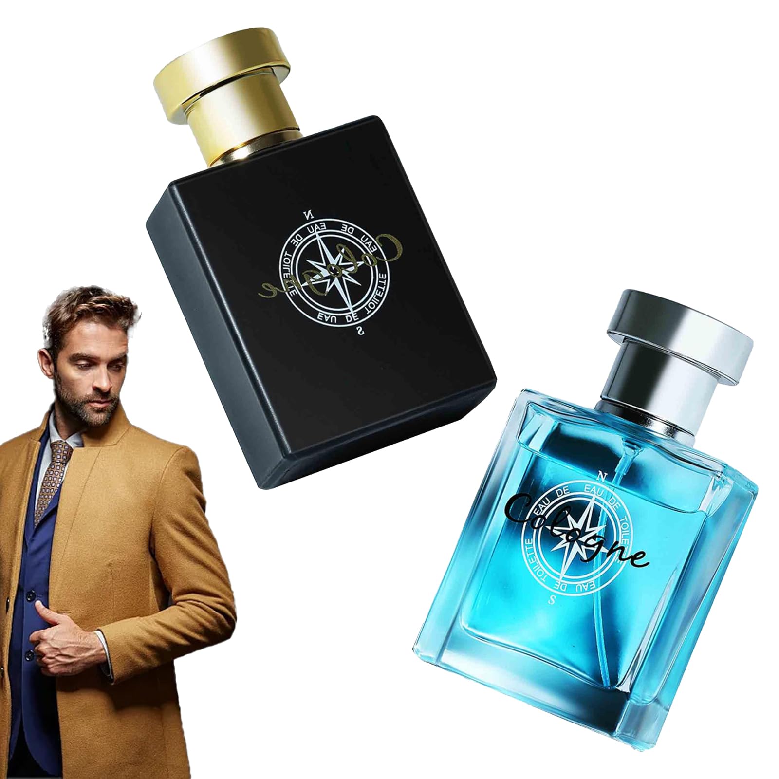 2 Pack Hypnosis Cologne for Men - Long Lasting Eau de Toilette Spray, Attractive Fragrance to Show Your Charm - Perfect for Dating, Work & Special Occasions