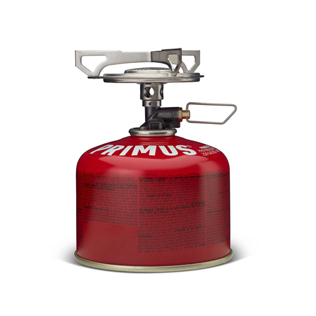 Primus Essential Trail Camping Gas Stove - Lightweight Portable Backpacking Stove for Hiking, Camping & Outdoor Adventures - Perfect for Solo Travelers & Backpackers