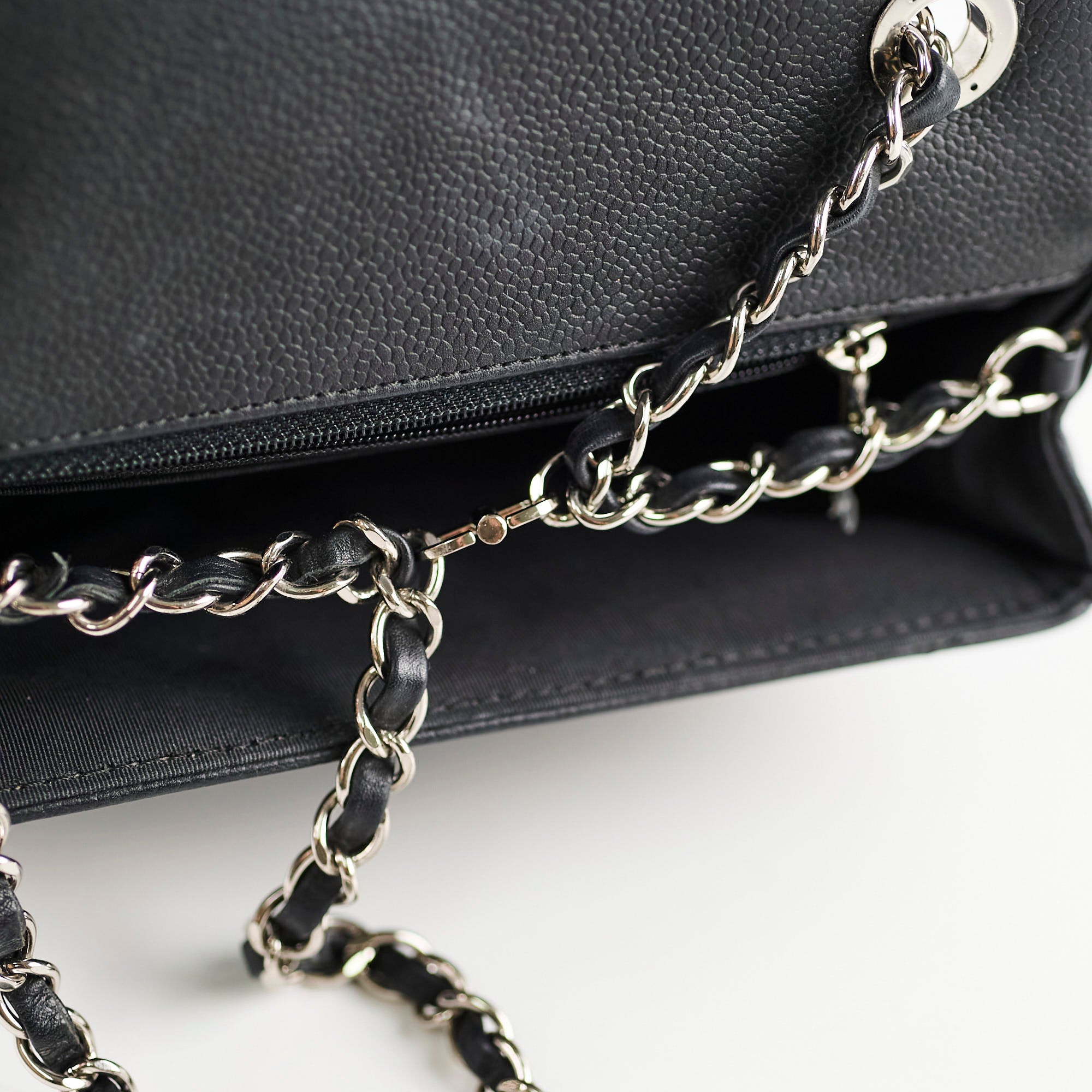 Chanel Caviar Chevron Crossbody Bag Black - Luxury Quilted Leather Shoulder Purse for Women | Perfect for Date Night, Parties & Everyday Use