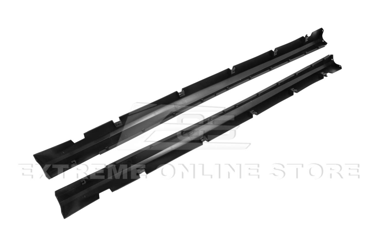 2011-Present Dodge Charger Base & SRT Models Replacement Side Skirt Rocker Panel Pair - OEM Style Polypropylene Primer Black | Perfect for Car Restoration, Body Kit Upgrades & Custom Modifications