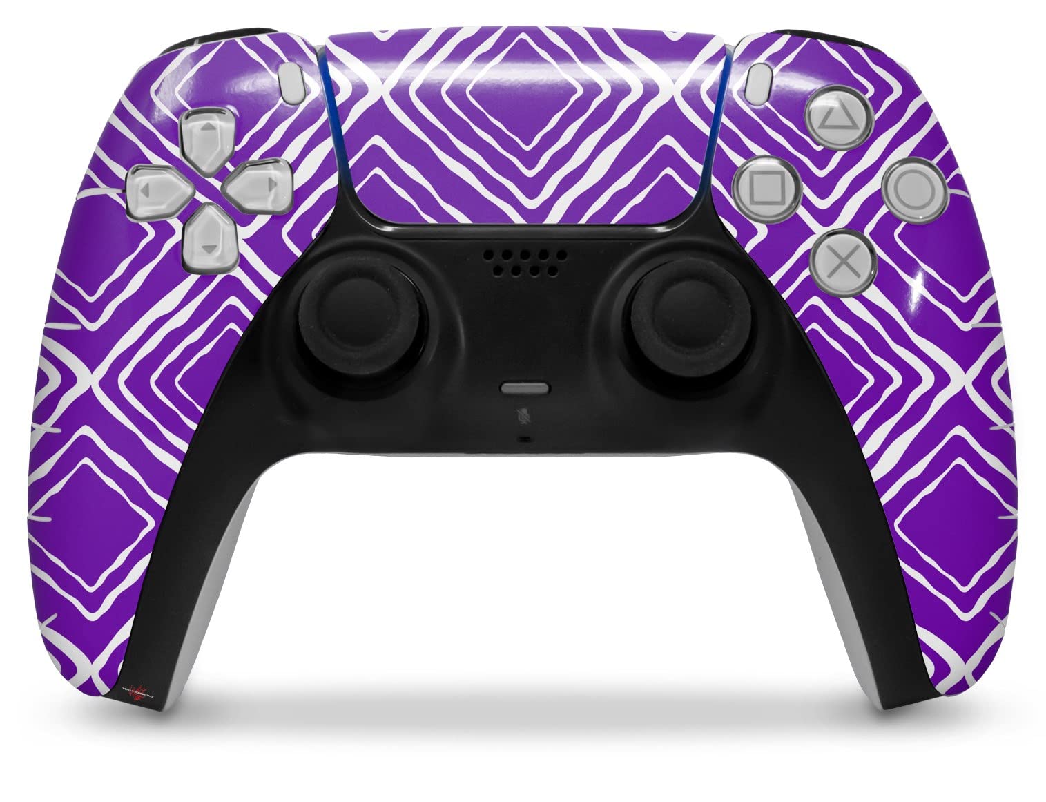 Sony PS5 DualSense Skin Wrap - Wavey Purple for Gaming & Protection