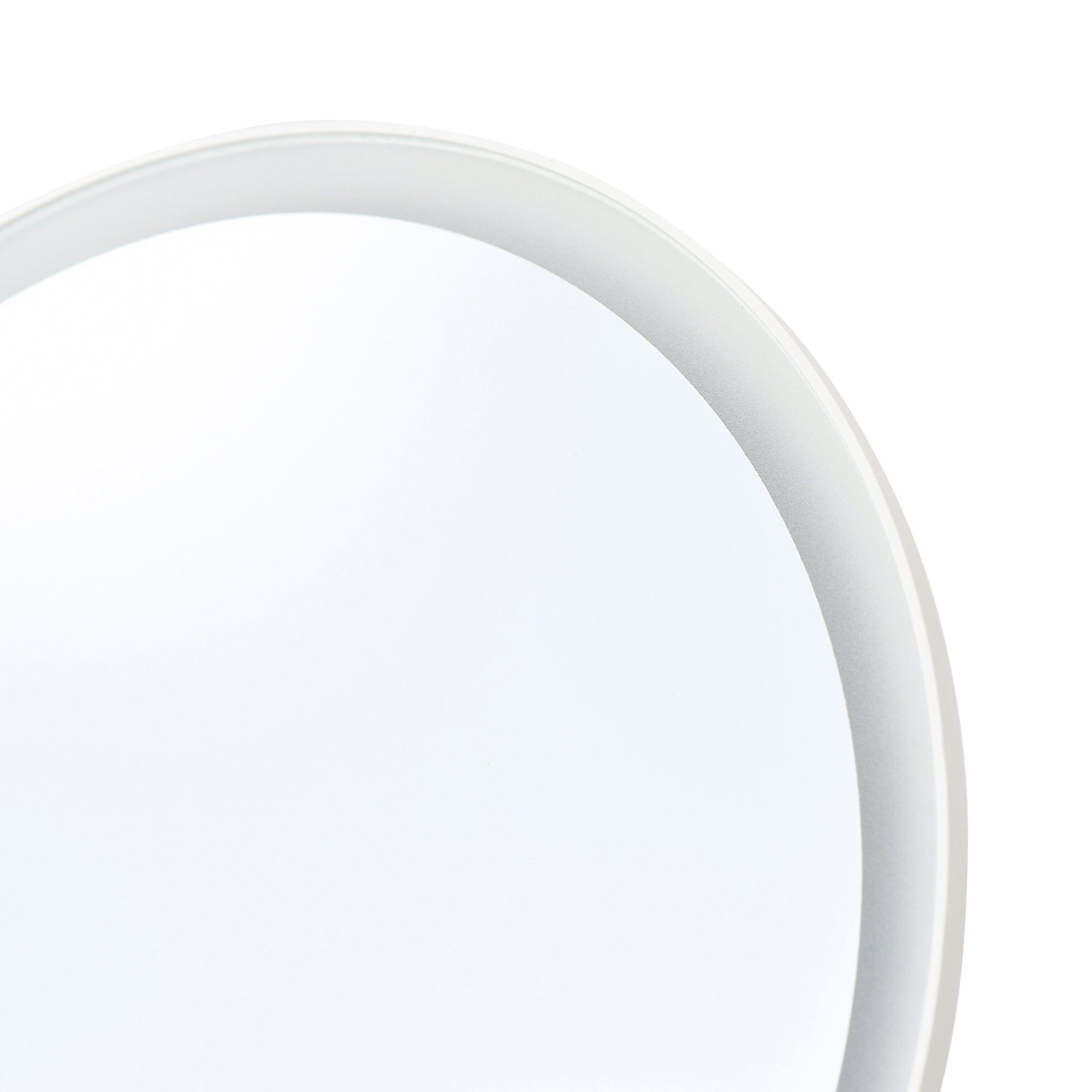 LED Vanity Mirror with Stand - Adjustable Brightness & Touch Control for Makeup, Skincare, and Hair Styling - White (Perfect for Bedroom, Bathroom, and Dressing Room)