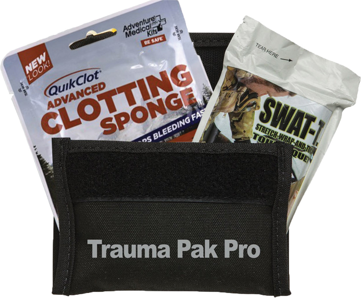 Adventure Medical Trauma Pak Pro: Essential First Aid Kit with QuikClot Technology for Emergency Preparedness, Outdoor Adventures & Survival Situations
