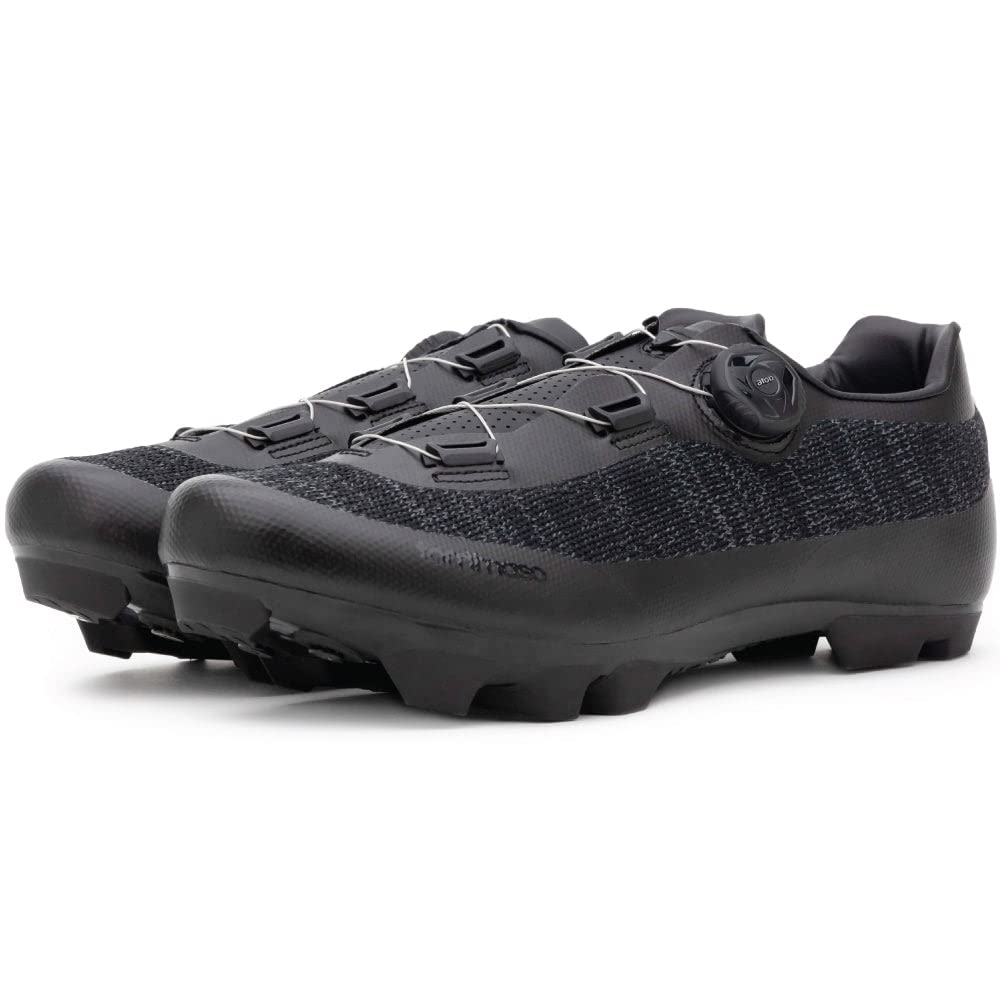 Tommaso Montagna Men's Mountain Bike Shoes - SPD Compatible Cycling Shoes for Indoor, Gravel & MTB Riding | Durable & Comfortable for Long-Distance Cycling