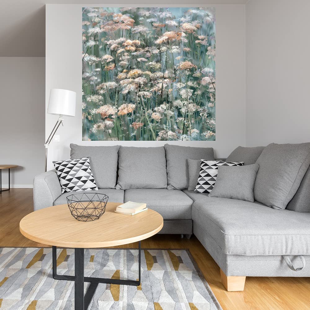 Gwendolyn Fine Art Canvas Wall Decor - Modern Abstract Painting for Home & Office - 32x32 Inches - Ready to Hang - Perfect for Living Room, Bedroom, Bathroom, Kitchen, Office, Bar & Dining Room Decor