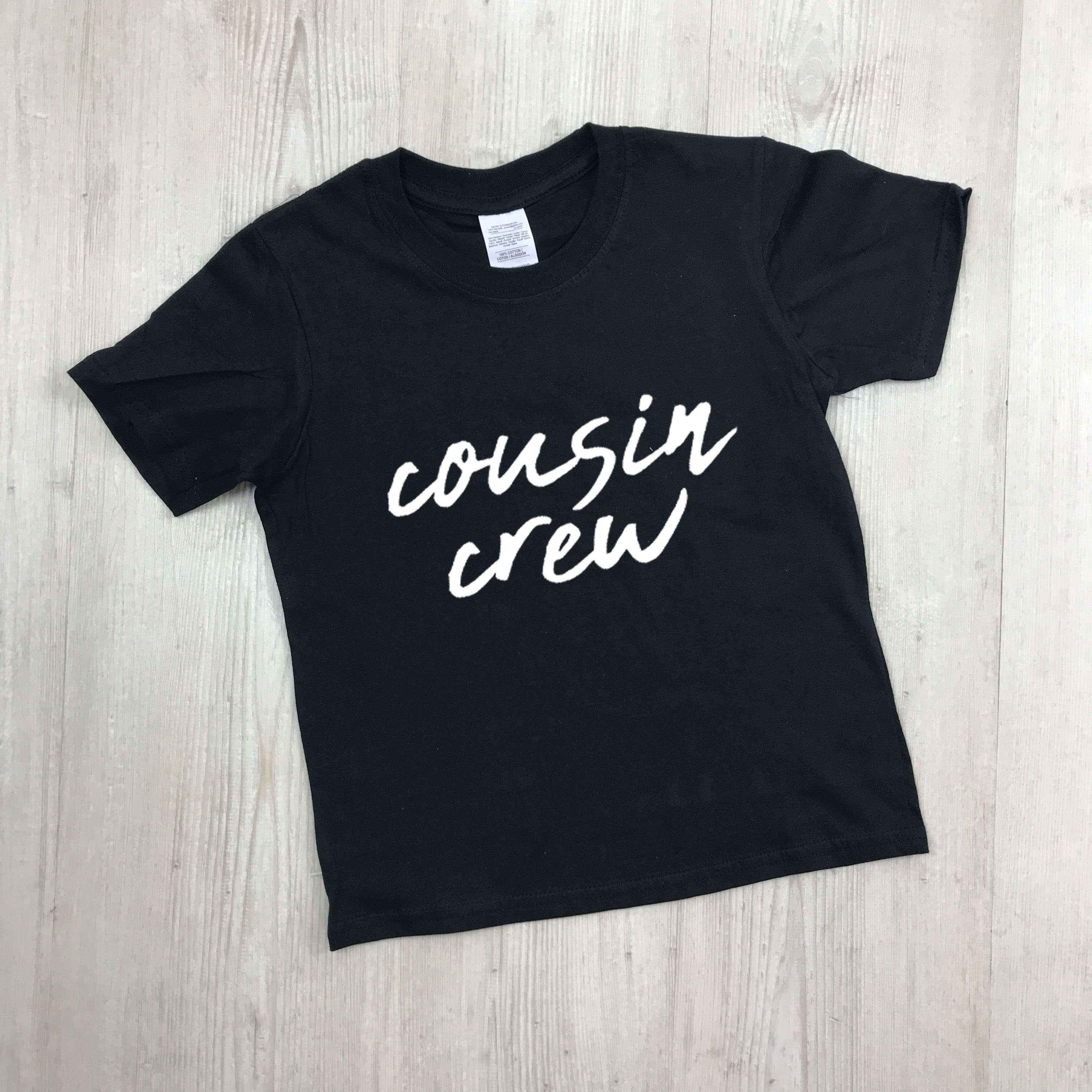 Cousin Crew Script Tees 00 (MRK X) - Trendy Graphic T-Shirts for Men & Women - Perfect for Casual Wear, Street Style & Everyday Outfits