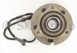 SKF Front Wheel Bearing and Hub Assembly with 5 Studs M14 Wheel Bolts - 4 Wheel ABS, 4x4, BR930423 - Replacement for Ford F-150, F-250 (2000-2004) - Perfect for Off-Roading, Towing & Heavy-Duty Use