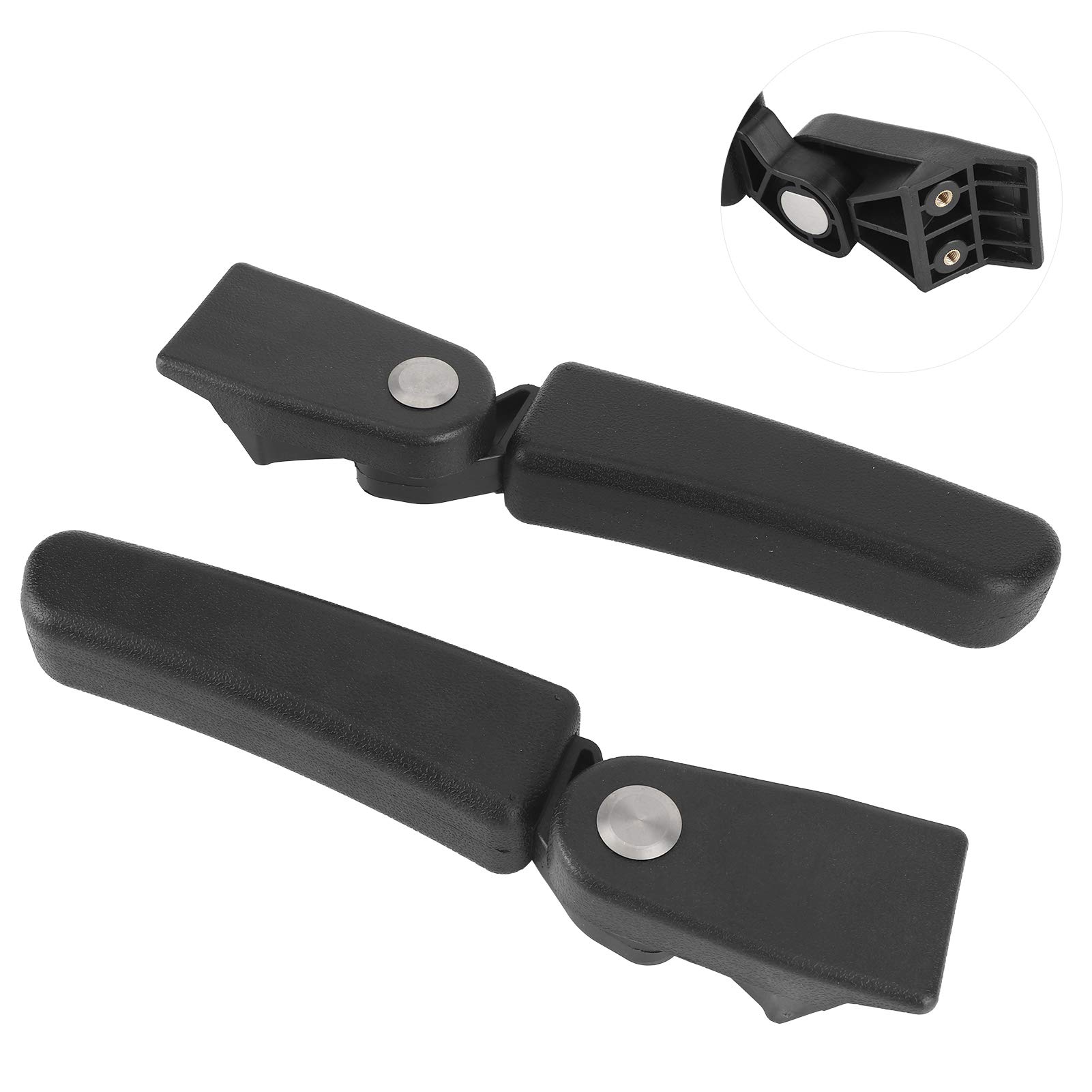 KIMISS Motorcycle Armrest for Kawasaki Versys/KLR - Rear Seat Handrail for Comfortable Riding