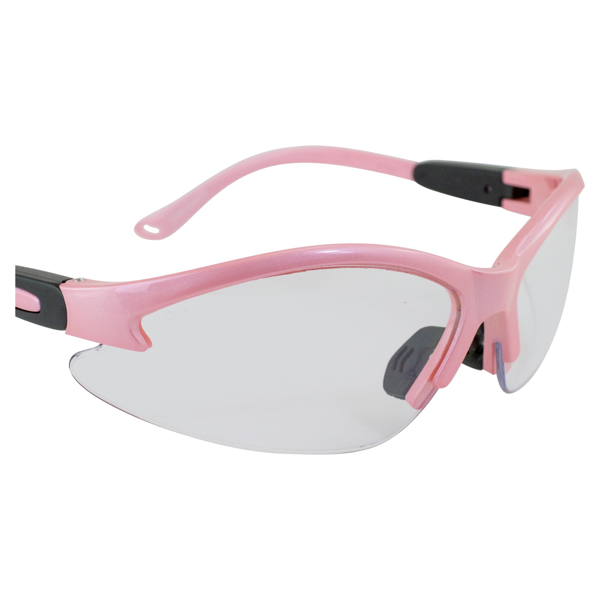 Cougar Safety Glasses for Nurses, Dental & Shooting - Light Pink Frame for Women & Men | Work & Outdoor Use