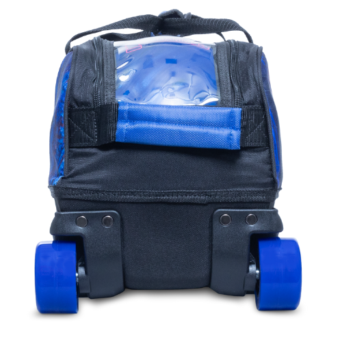 Hammer Black Widow Triple Tote Blue Dyesub Bowling Bag - Premium 3-Ball Bowling Tote with Durable Construction - Perfect for League Play & Tournament Bowling