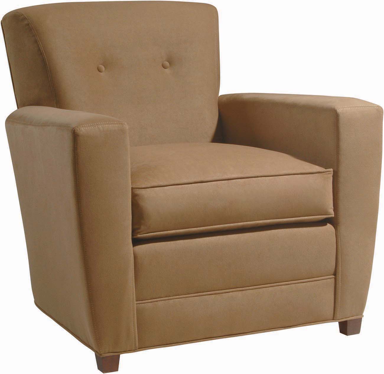 Odessa Chair - Modern Accent Chair for Living Room, Bedroom & Office - Stylish Upholstered Armchair with Wooden Legs - Perfect for Home Decor, Relaxing & Reading