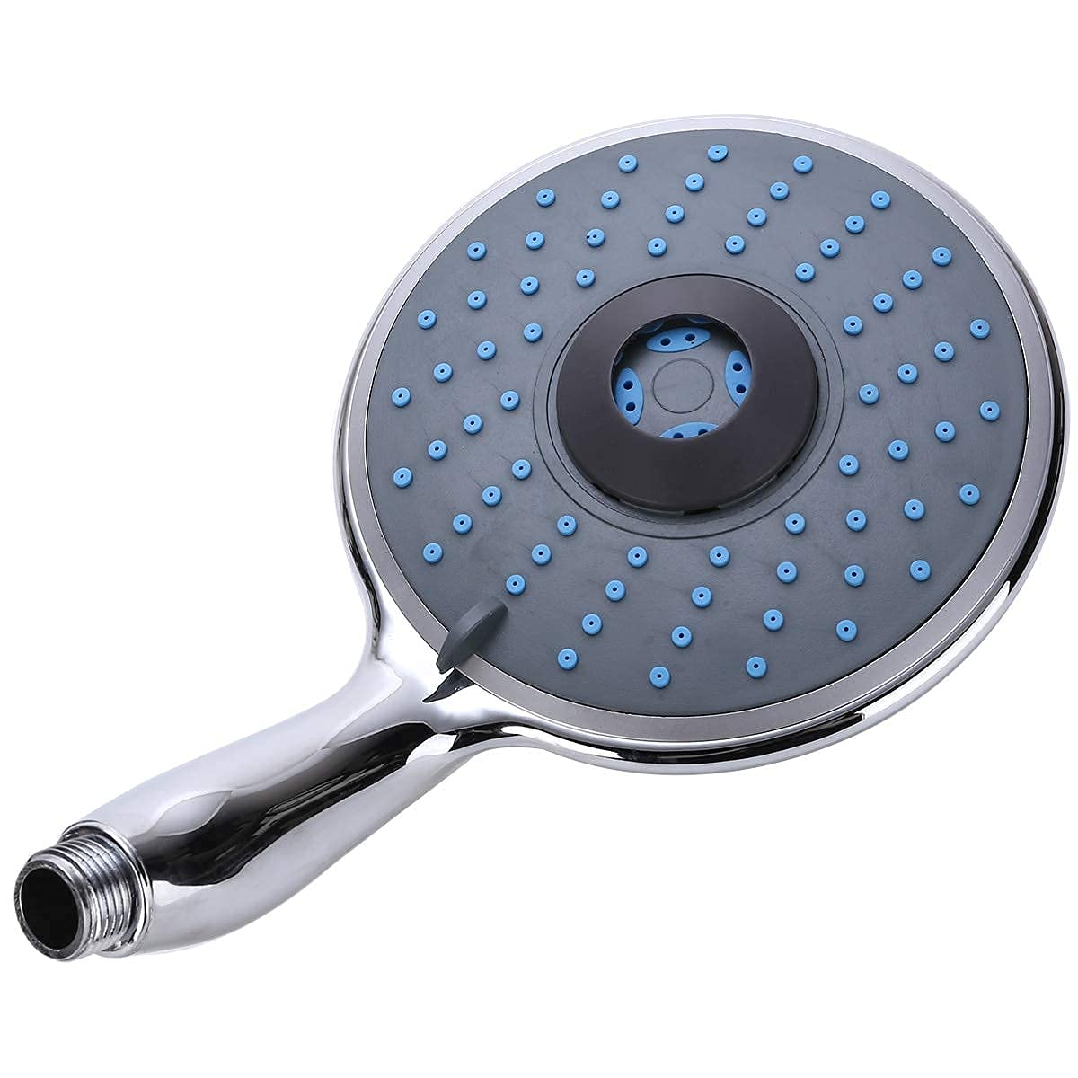 5-Mode Adjustable Chrome Large Shower Head with Hose - High Pressure Water Saving Showerhead for Bathroom, Perfect for Spa-Like Experience & Water Conservation