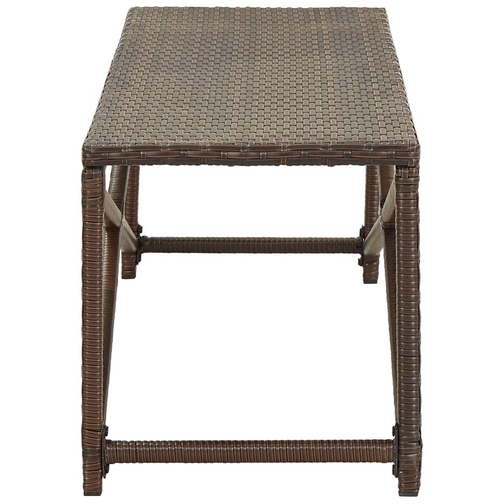 Premium Poly Rattan Outdoor Garden Bench - 47.2