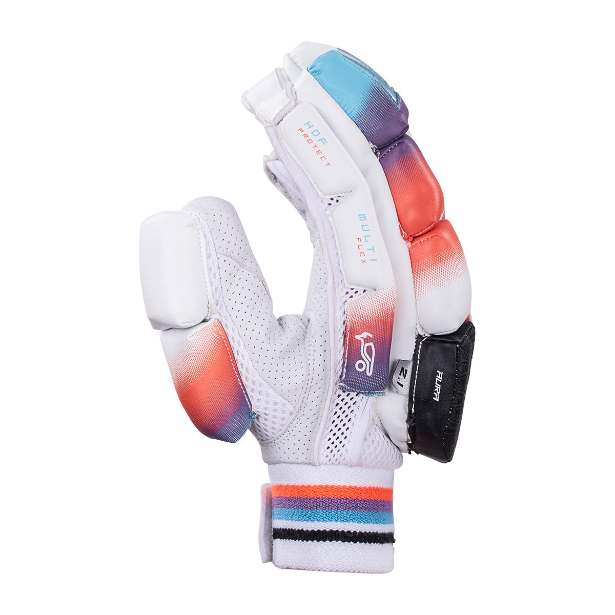 Kookaburra Aura 2.1 Cricket Batting Gloves - Premium Leather Cricket Gloves for Men & Women - 2024 Latest Model - Perfect for Practice, Training & Competitive Matches