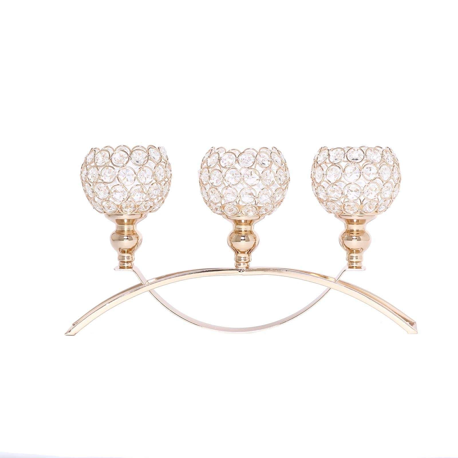 16-Pack Wide Candelabra Beaded Glass Globes - Elegant Candle Holders for Dining Table Centerpiece, Wedding Decor & Home Lighting Accessories