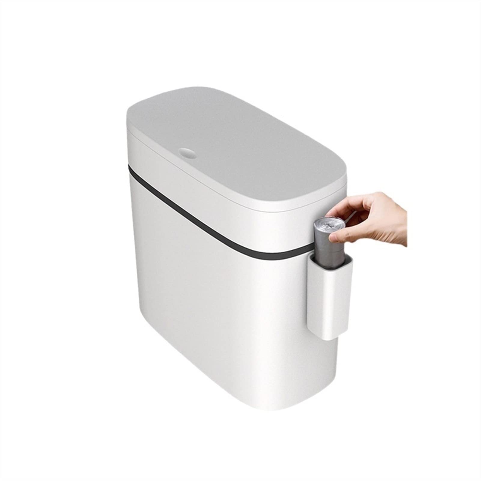 12L Modern Kitchen Trash Can with Lid - Stainless Steel Step Pedal Garbage Bin for Bathroom, Living Room & Office - Odor-Proof & Hands-Free Waste Basket for Easy Disposal