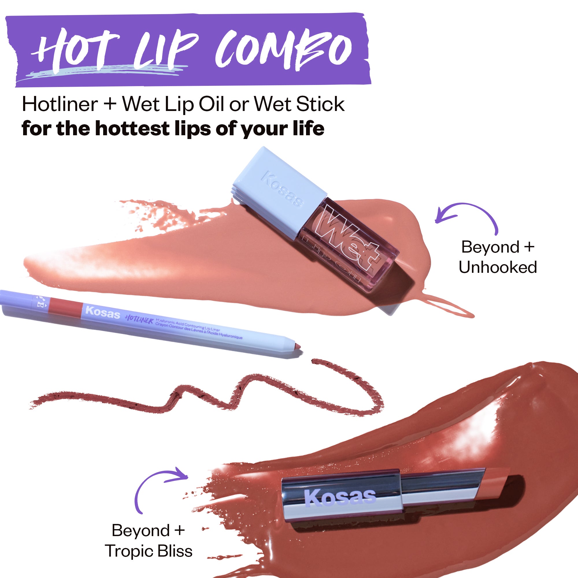 Hotliner Hyaluronic Acid Lip Liner - Long-Lasting Contour Pencil for Fuller Lips | Perfect for Daily Makeup & Special Occasions