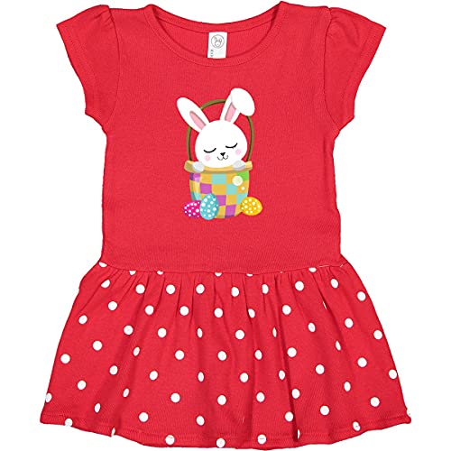 Cute White Bunny Easter Dress for Infants - Perfect for Easter Egg Hunts