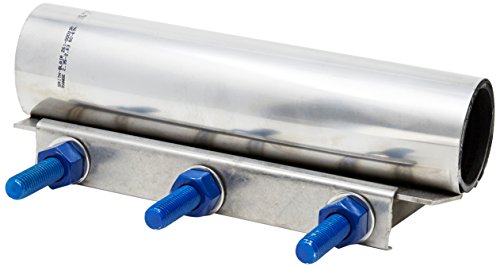 Smith-Blair 304 Stainless Steel Full Circle Repair Clamp with 3 Stainless Steel Bolts - 12.5
