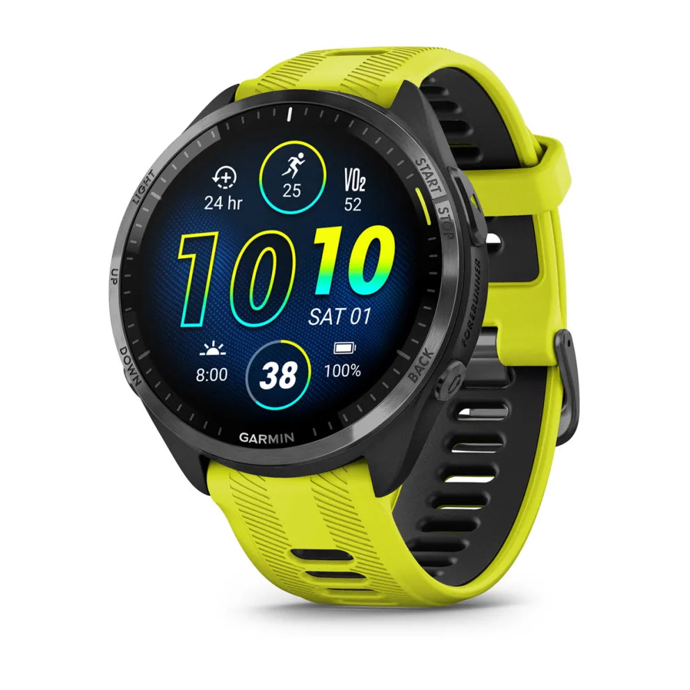 Garmin Forerunner 965 GPS Running Smartwatch with Advanced Training Metrics, Music Storage & Solar Charging - Perfect for Runners, Athletes & Outdoor Enthusiasts