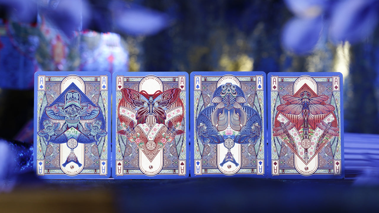 Kite Artist Boxset Playing Cards - Premium Collectible Deck for Card Games, Magic Tricks & Poker - Perfect for Gifts, Parties & Travel