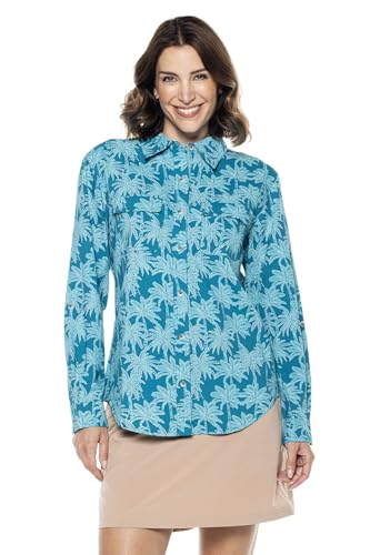 Tahitian Teal Swaying Palms