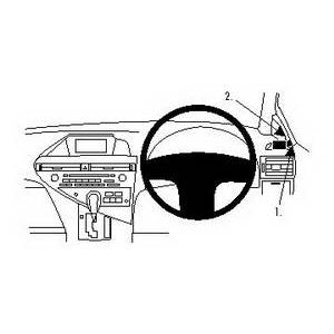 ClicOn No Holes Right Hand Dash Mount for Lexus RX Series 2010-2015 | Secure Phone Holder for Car | Perfect for GPS Navigation & Hands-Free Driving