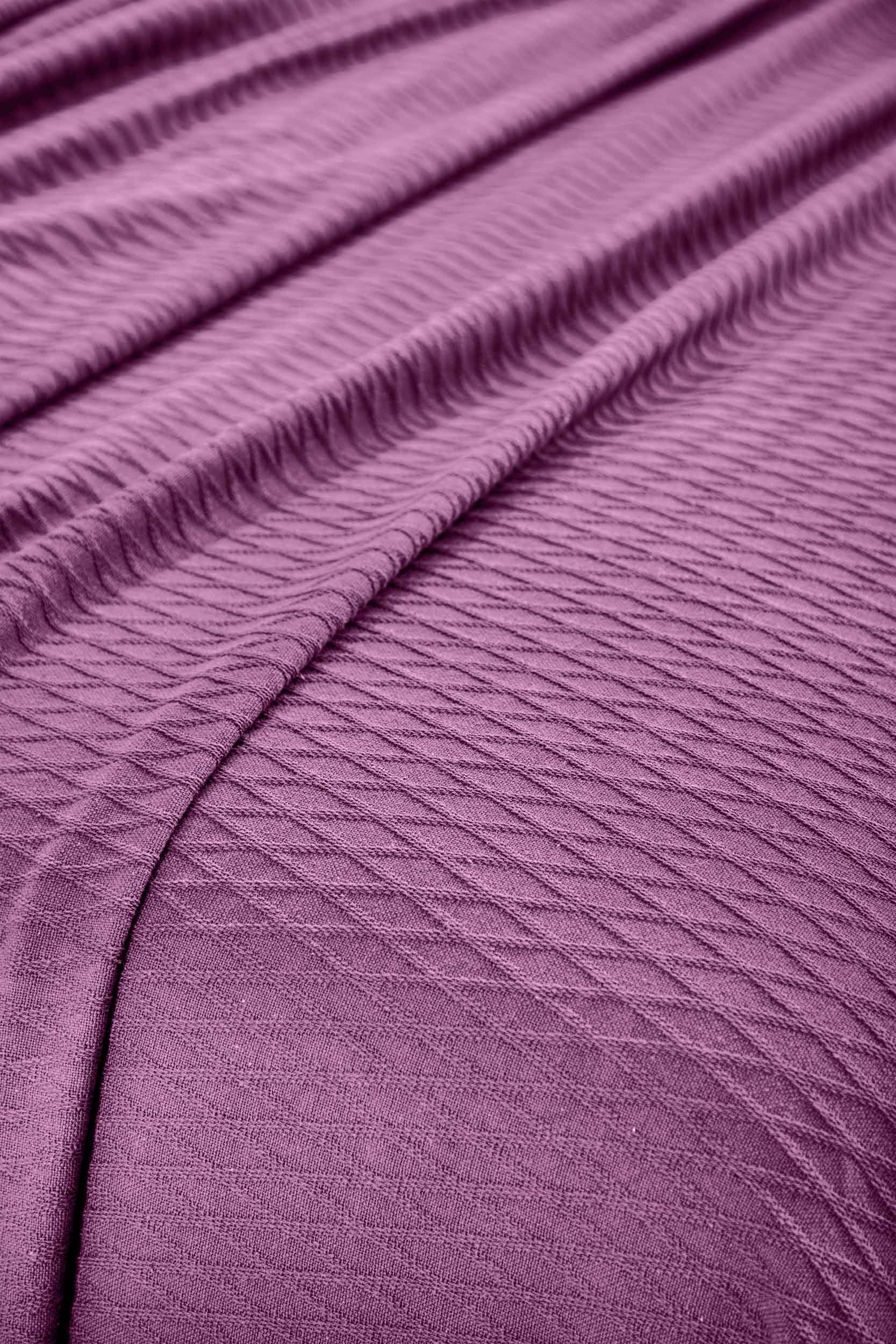 Premium Cotton All-Season Diamond Pattern Bed Blanket & Sofa Throw - Soft Cozy Blanket for Bedroom, Living Room, Travel and Gift Giving