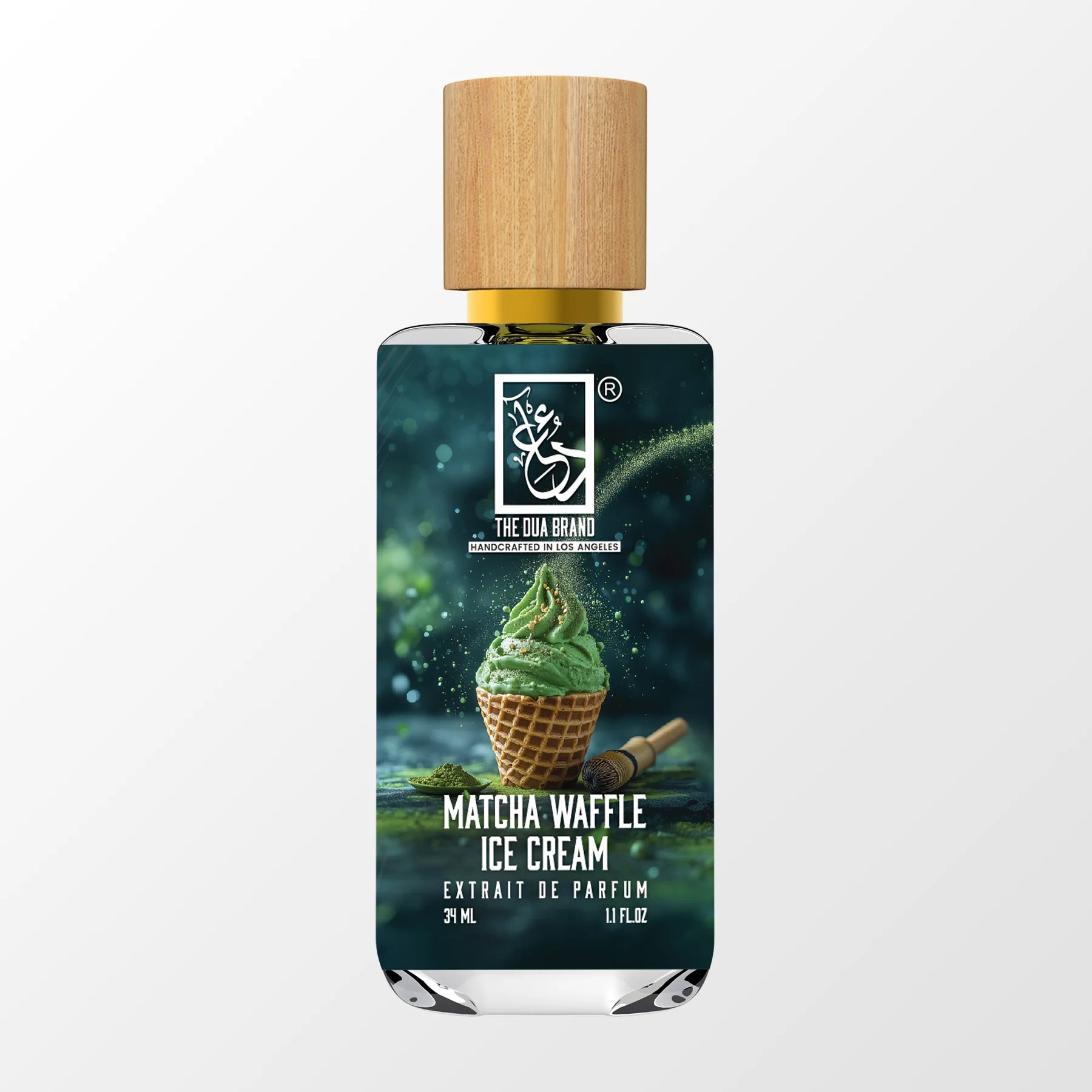 Premium Organic Matcha Green Tea Waffle Ice Cream - Authentic Japanese Flavor, Dairy-Free Dessert for Summer Treats & Party Snacks