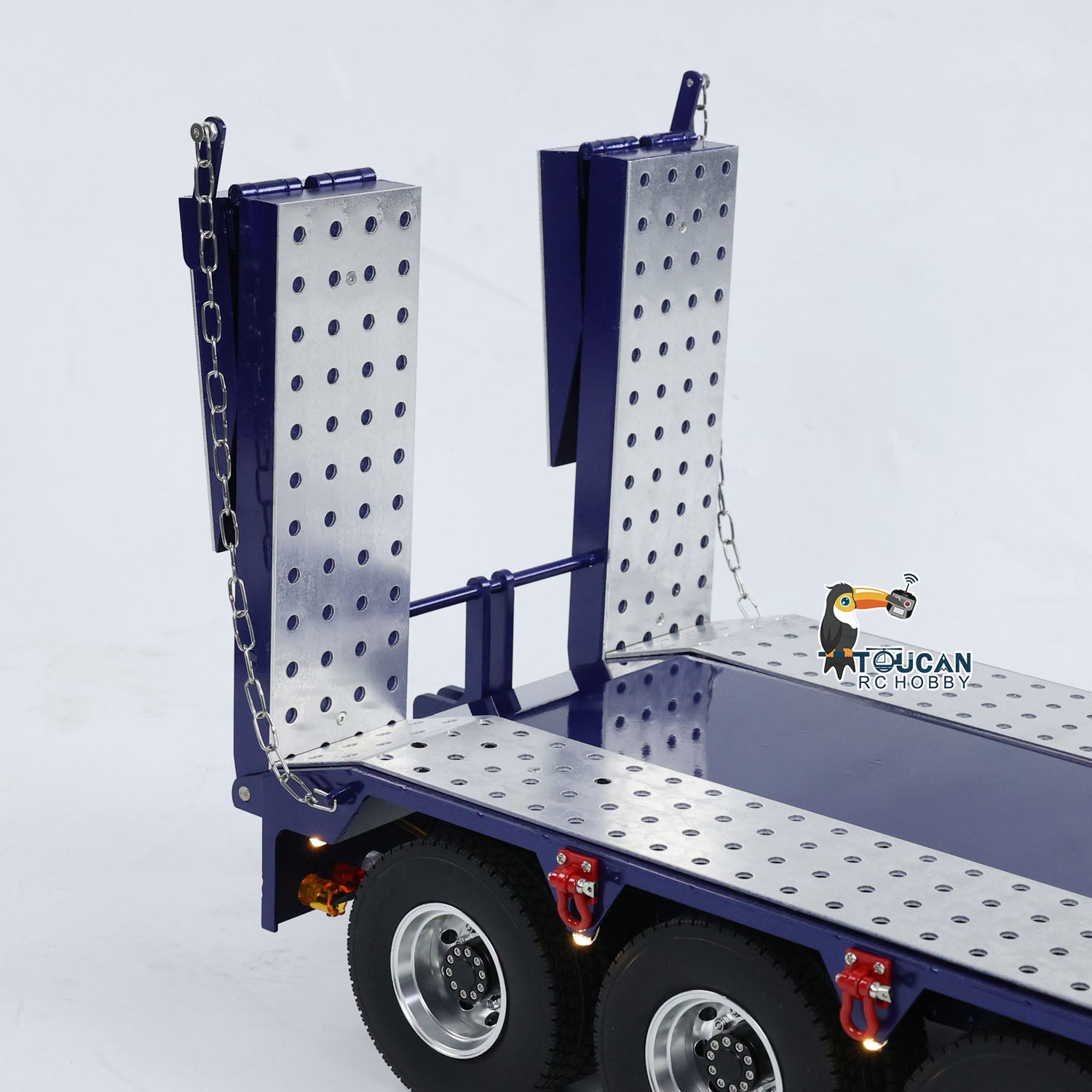 1/14 Scale TAMIYA RC Tractor Truck 5-Axle Metal Semi Trailer - Remote Control Dump Truck Tipper for DIY Simulation Vehicle Models | Perfect for RC Construction Site Play & Collector Displays