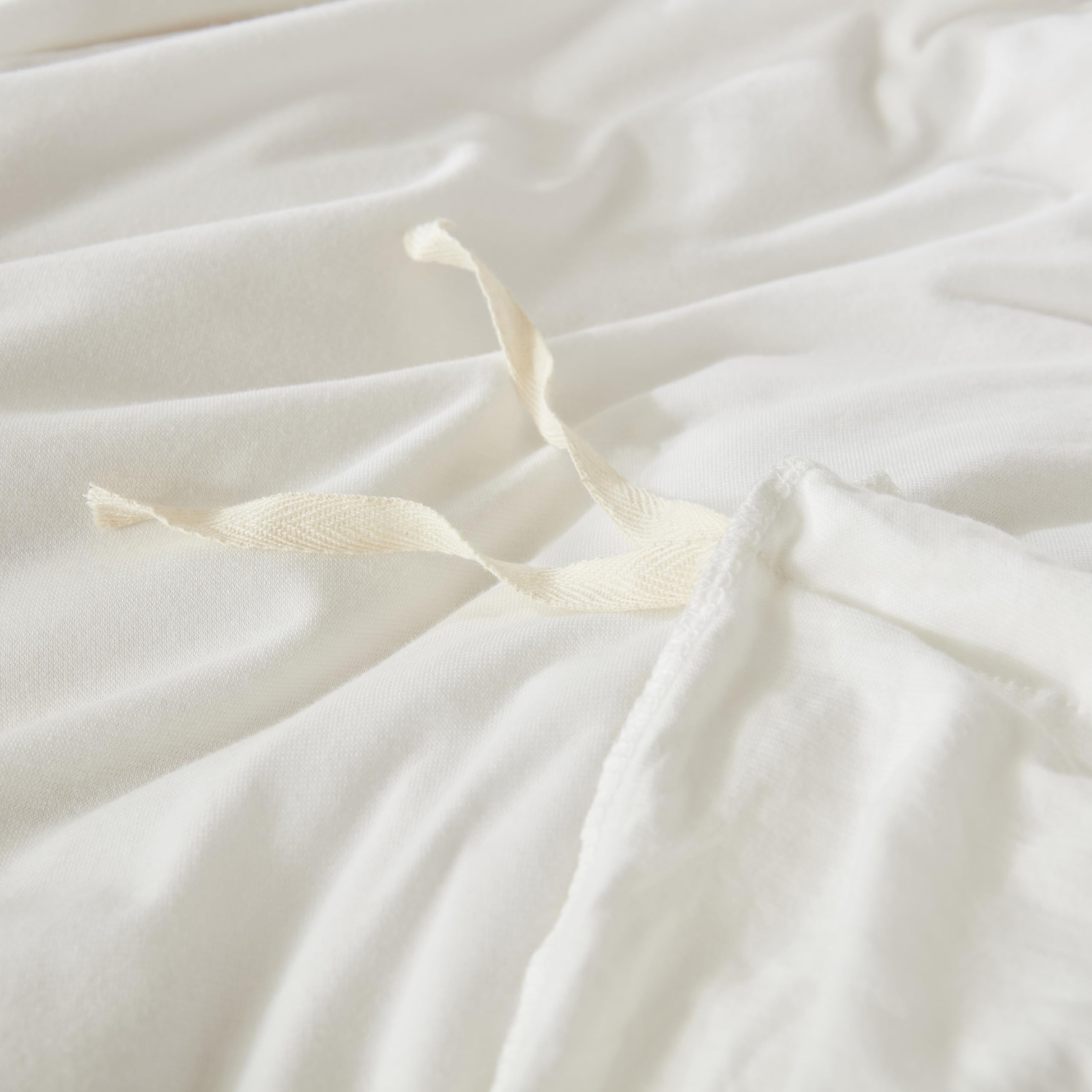 Soft Jersey Knit Cotton Duvet Cover Set - King Size 3pc for Cozy Bedroom
