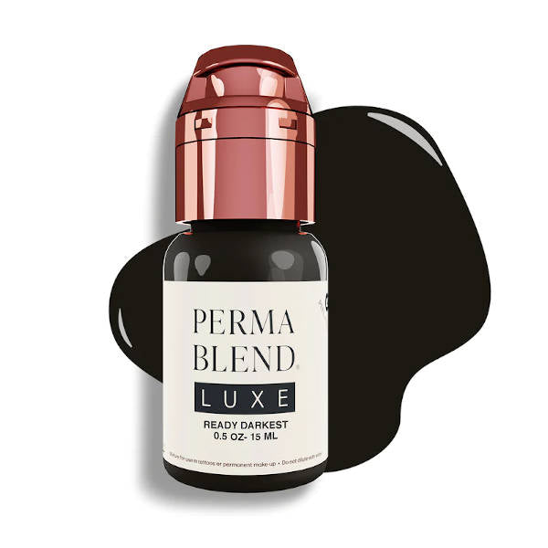 Perma Blend Luxe Ready Darkest Pigment - Professional Tattoo Ink for Vibrant Body Art | Perfect for Tattoo Artists & Permanent Makeup