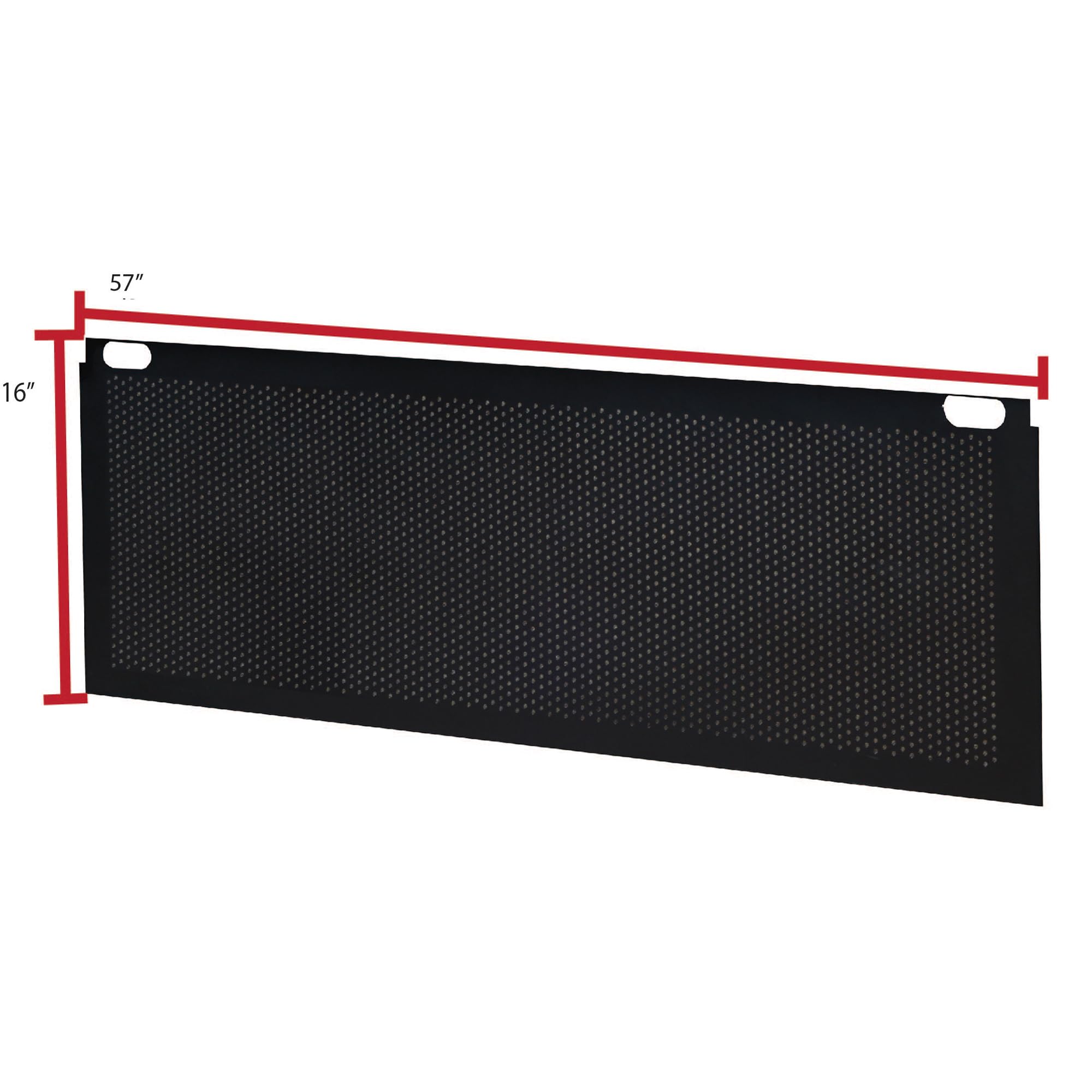 Regency Black Fusion Modesty Panel for 60 Inch Desk - Privacy Screen for Office, Home & Workspace - Enhance Productivity & Style