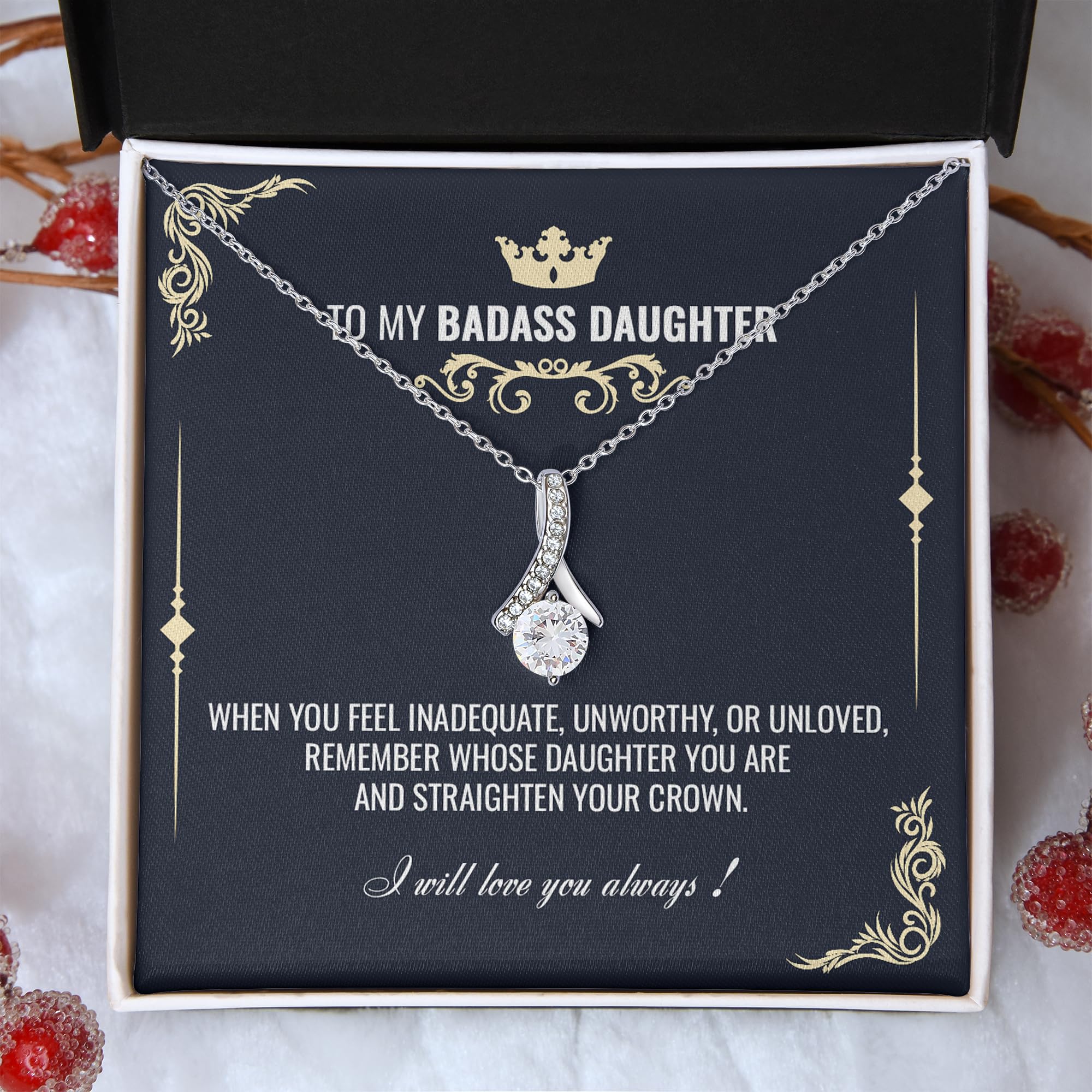 Mother Daughter Necklace Set - Heart Pendant Jewelry Gift for Birthday, Christmas, Graduation & Valentine's Day | Perfect for Matching Outfits & Special Occasions
