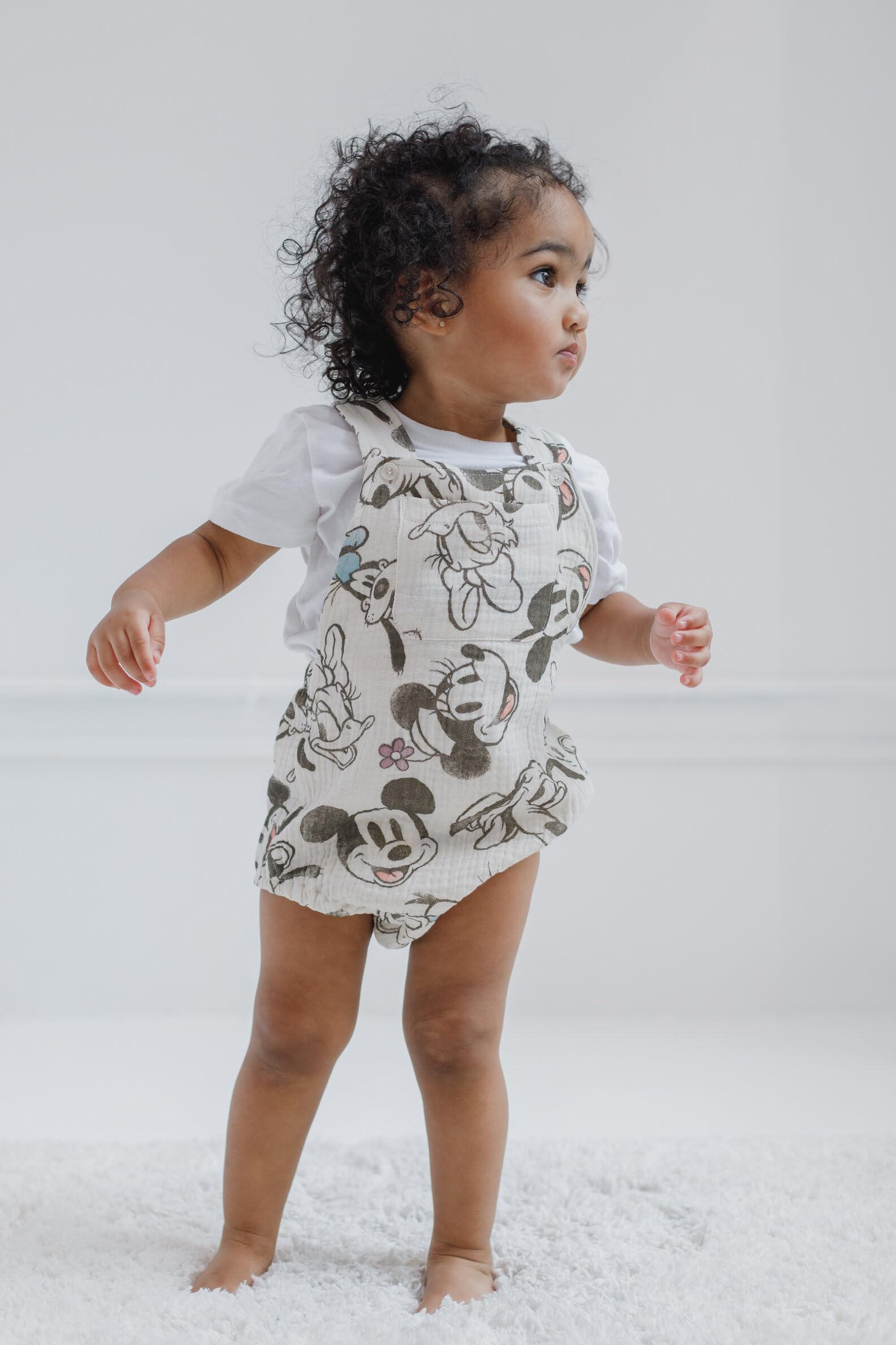 Disney Baby Romper - Winnie the Pooh, Mickey Mouse, Goofy & Donald Duck Cute Onesies for Newborn to Infant | Perfect for Playtime, Photo Shoots & Gifts