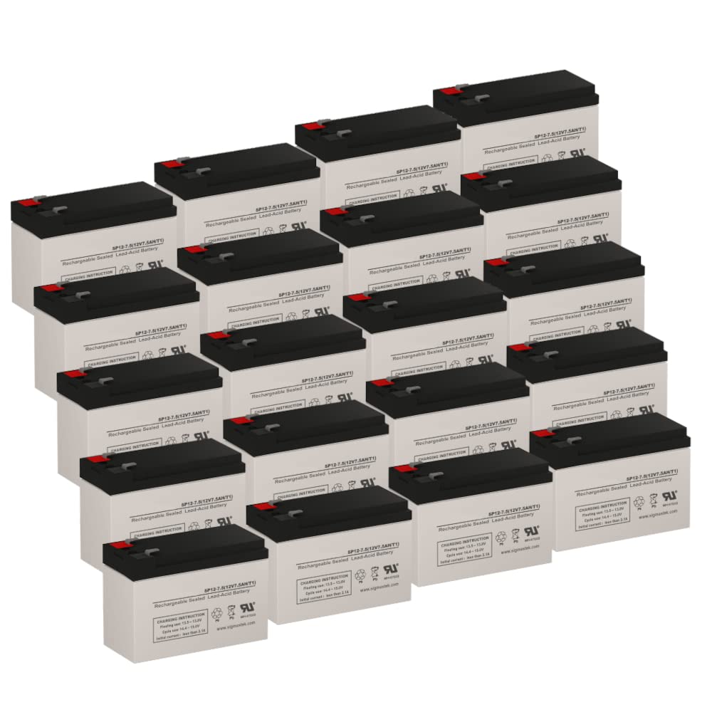 Minuteman MCP 6001 UPS Replacement Batteries - Set of 20 Pack for Uninterruptible Power Supply Backup - Perfect for Office, Server Room & Home Electronics Protection