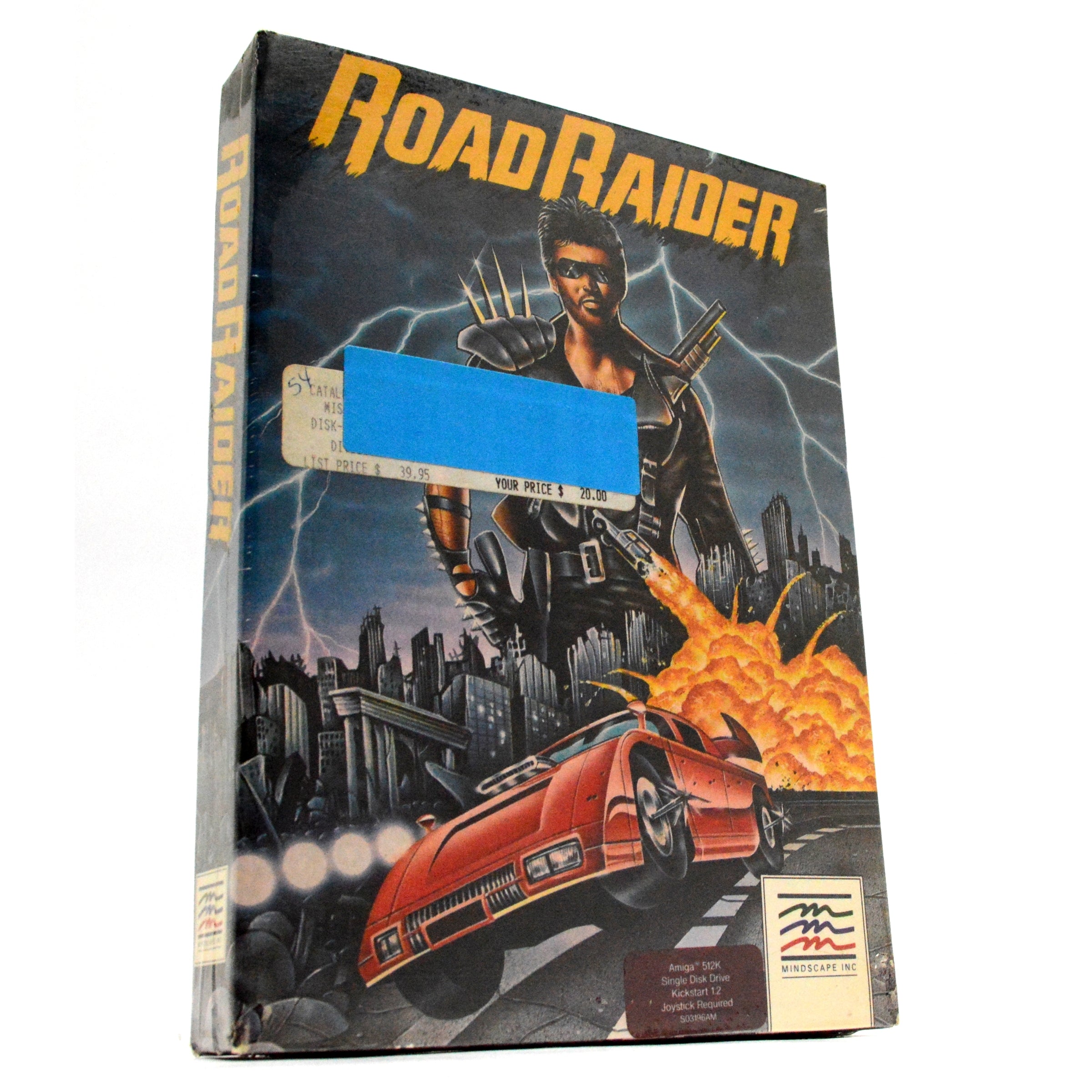 Brand New AMIGA ROAD RAIDER Computer Game - Demo/Review Copy - Factory Sealed - Classic Retro Gaming for Collectors & Enthusiasts - Perfect for Vintage Gaming Setup & Display