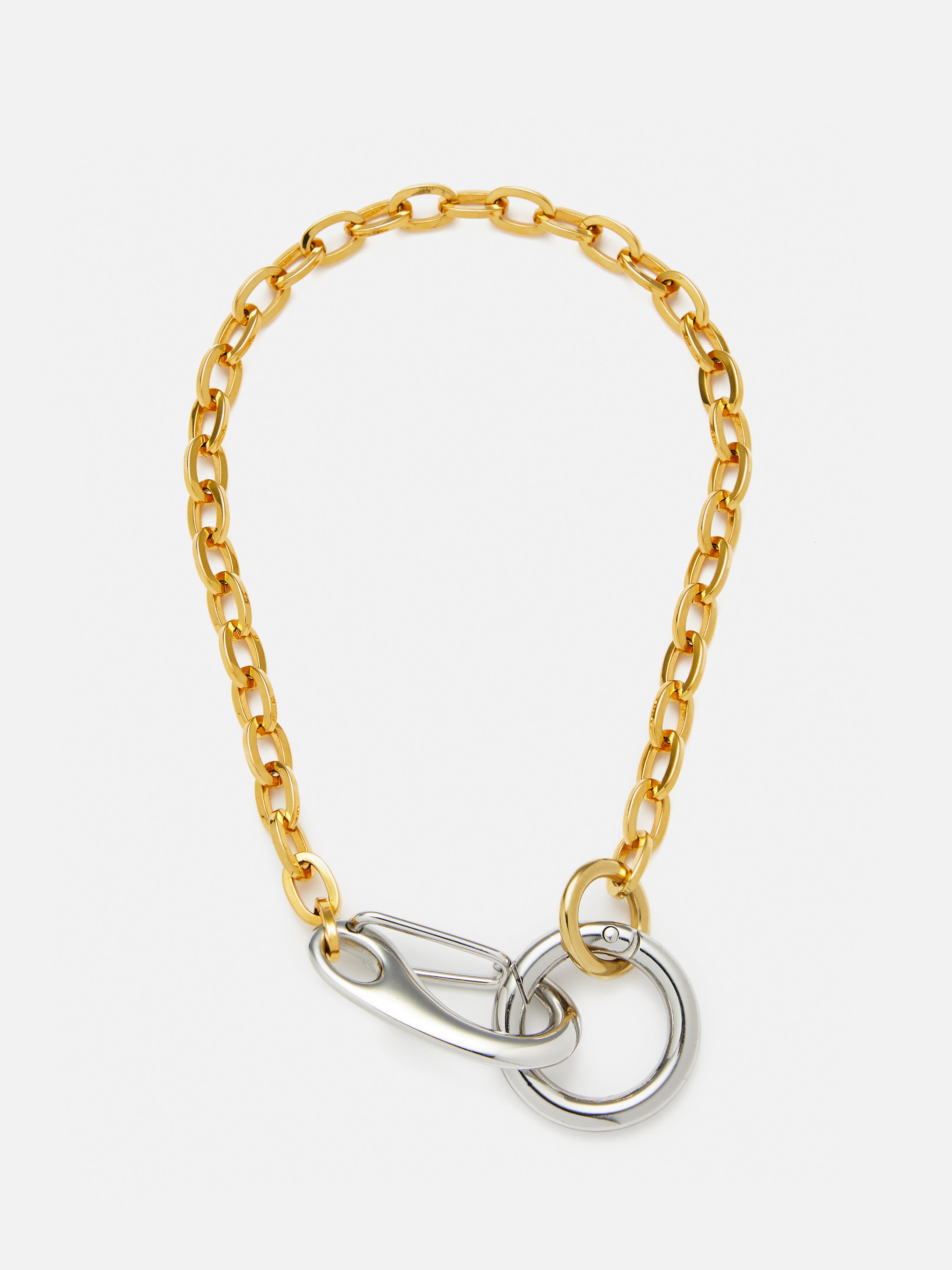Collagerie Two-Toned Gold Necklace for Women - Elegant Layering Jewelry for Everyday Wear & Special Occasions
