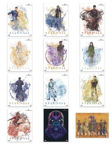 Trends International Marvel Eternals Poster Book - Premium Movie Wall Art for Home Decor, Bedroom, Office & Gifts