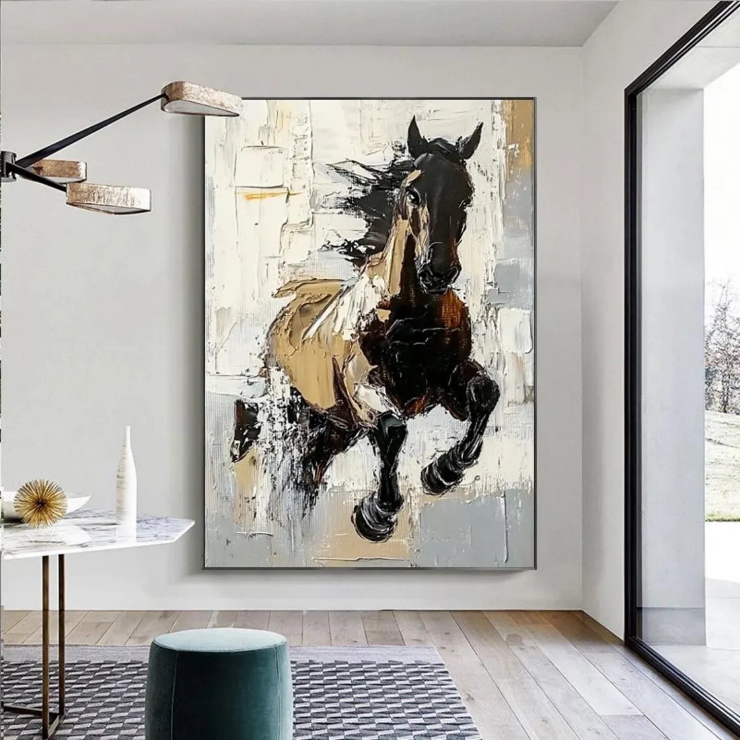 Animal Art Painting #AP118 - Handmade Wildlife Canvas Art for Home & Office Decor | Perfect for Living Room, Bedroom & Gifts