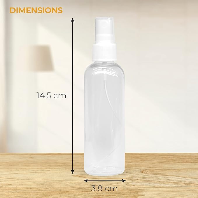 MeeTo 3-Pack Refillable Cylindrical Bottles Set - Includes 1 Pump Dispenser, 1 Spray Atomizer, 1 Root Comb Applicator with Flip Top Caps - Perfect for Perfume, Liquids, Shampoo & Body Soap - Ideal for Travel, Home & Salon Use
