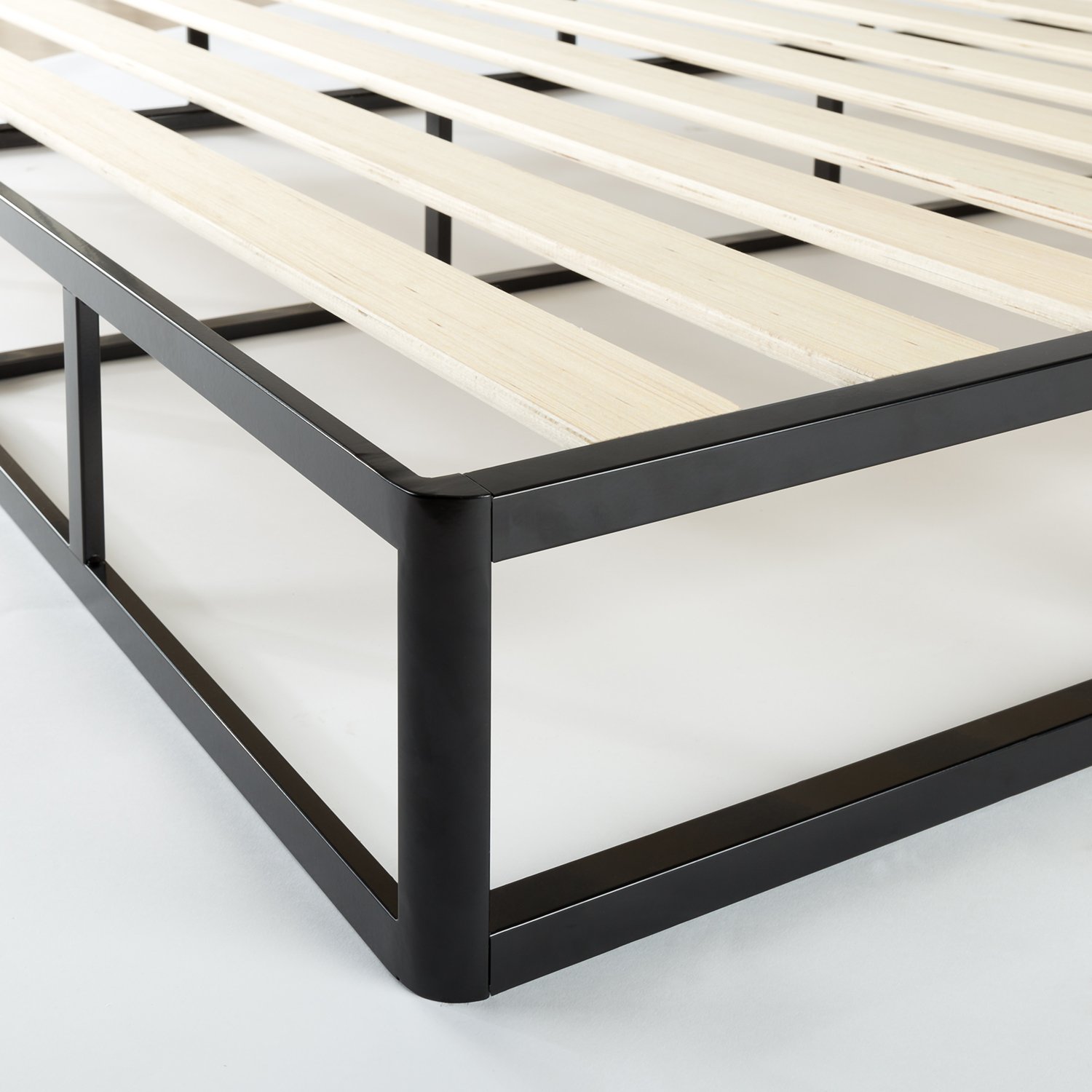 ZINUS 7.5 Inch Metal Box Spring with Wood Slats - Full Size Sturdy Steel Mattress Foundation - Easy Assembly for Bedroom, Guest Room & Dormitory
