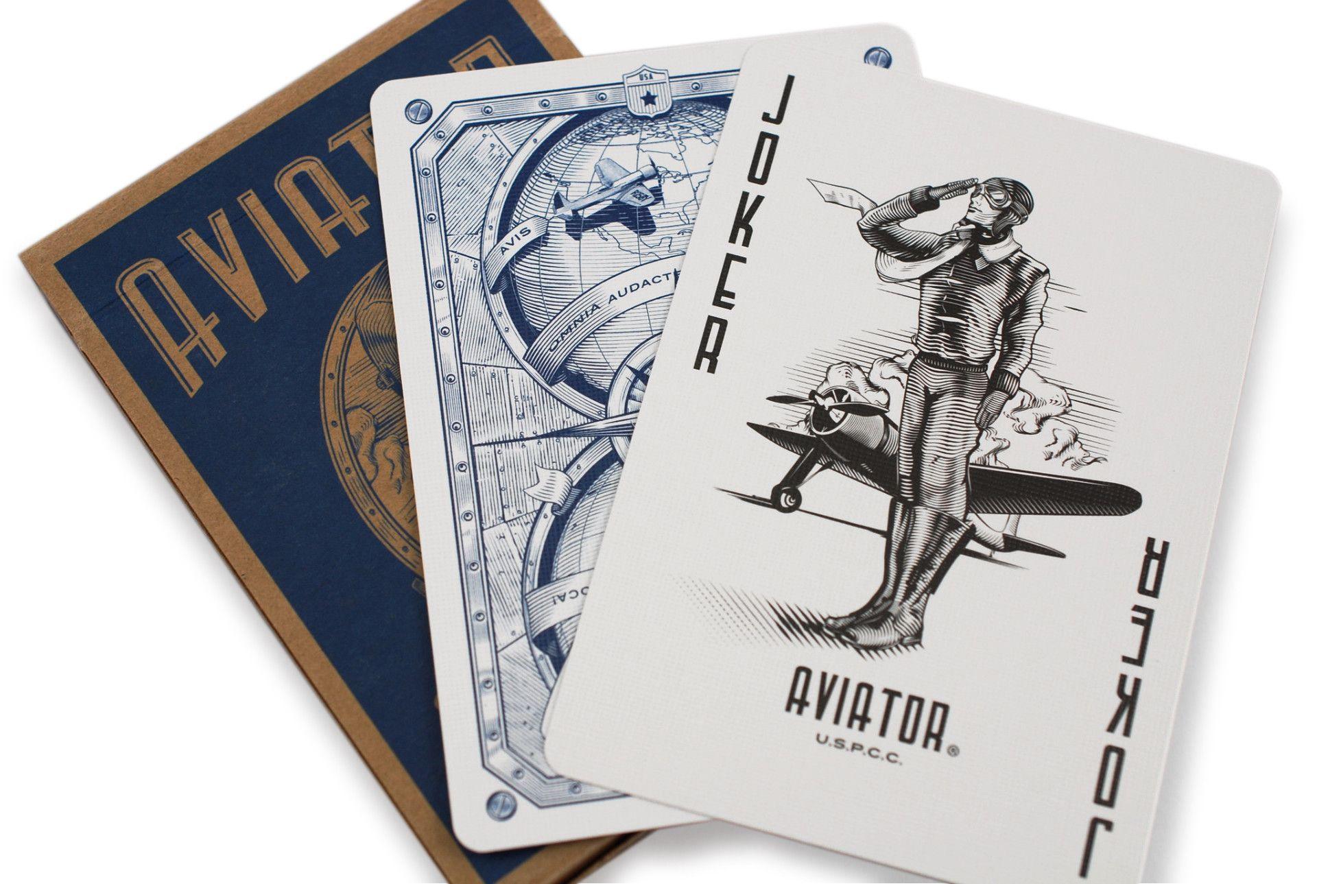 AVIATOR® Heritage Edition Playing Cards - Premium Quality Poker Cards for Magic Tricks, Cardistry & Casino Games - Perfect for Professional & Home Use
