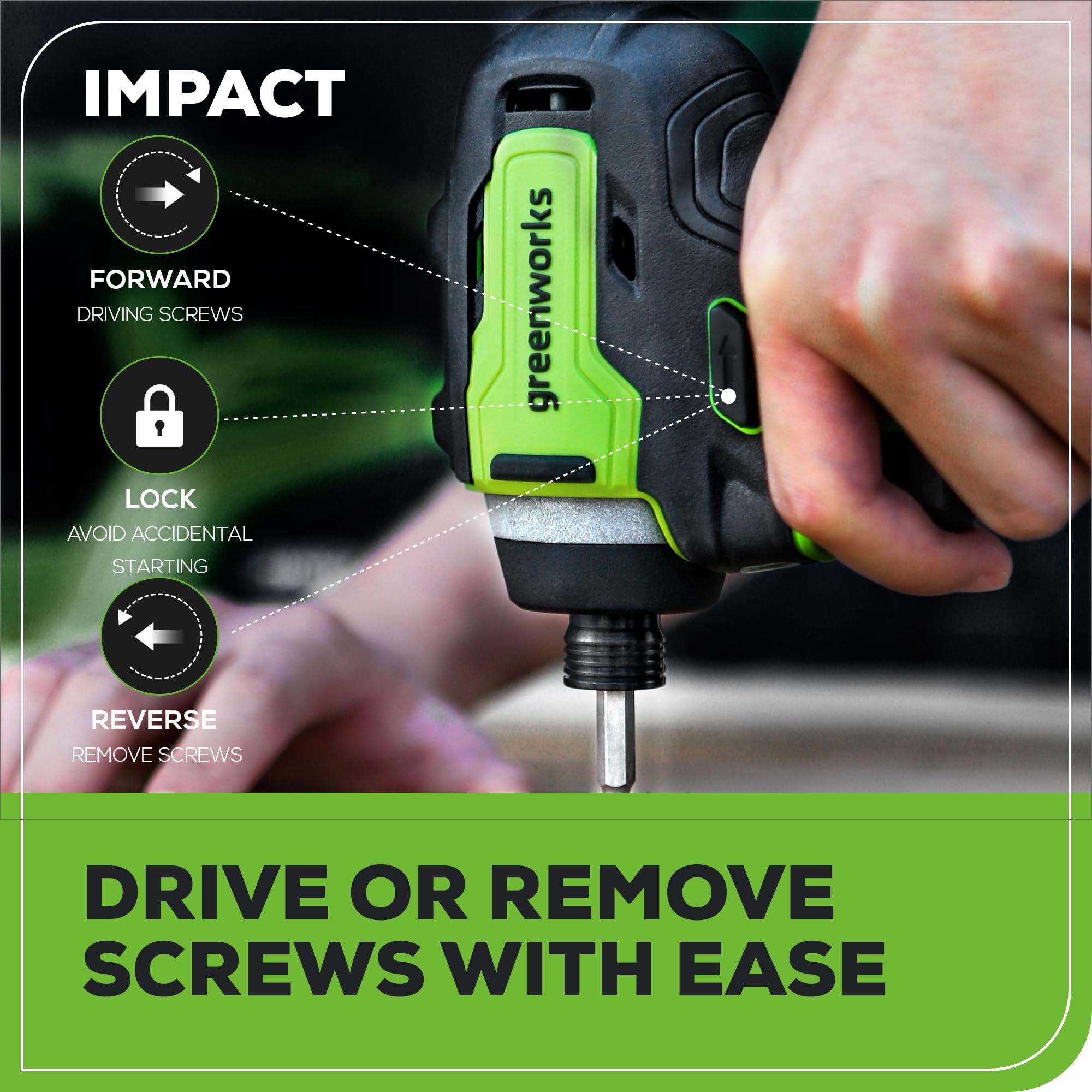 Greenworks 24V Brushless Cordless Drill and Impact Driver Combo Kit - 1/2