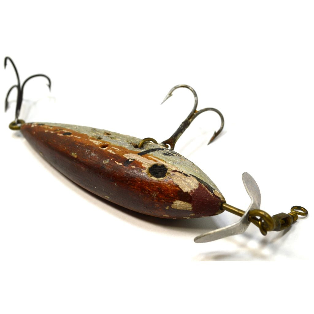 Vintage Handmade Wooden Fishing Lure - 4