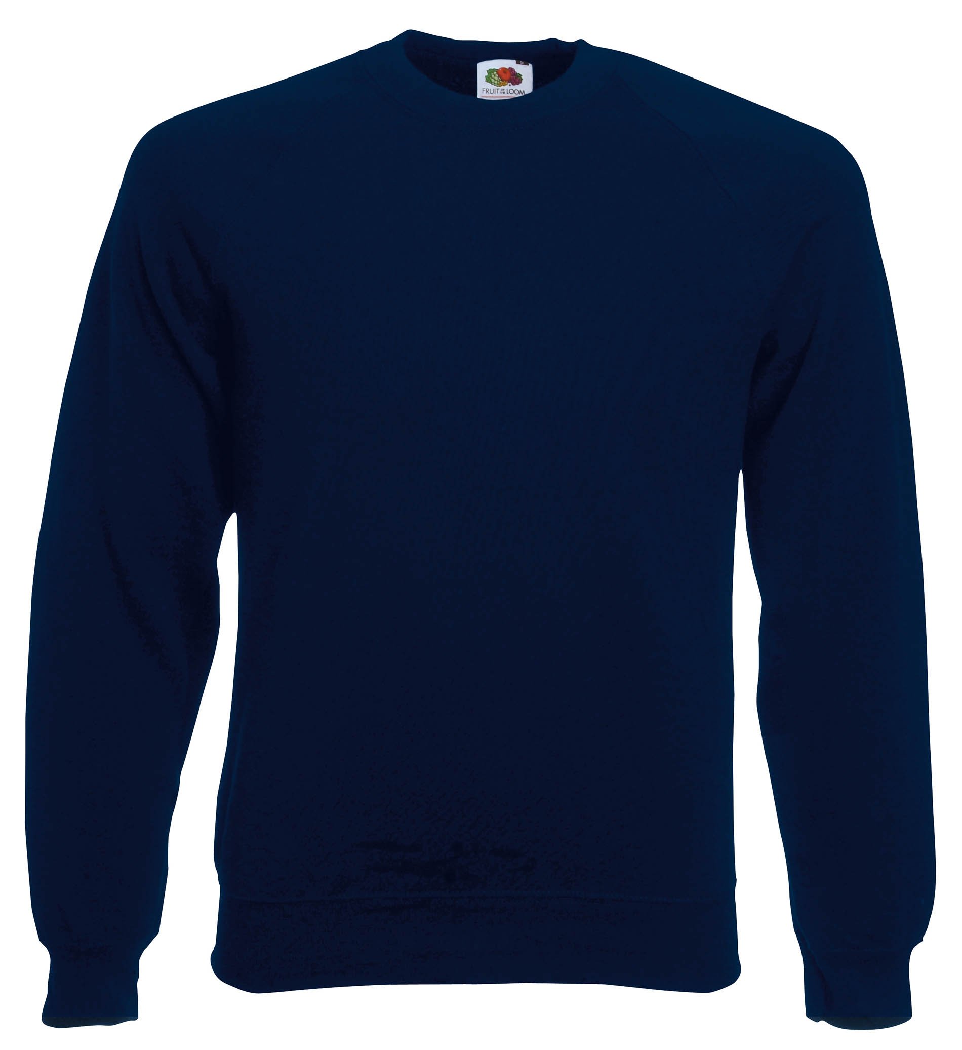 Fruit of the Loom Men's Raglan Sweatshirt - Comfortable Long Sleeve Pullover for Casual Wear, Gym & Outdoor Activities