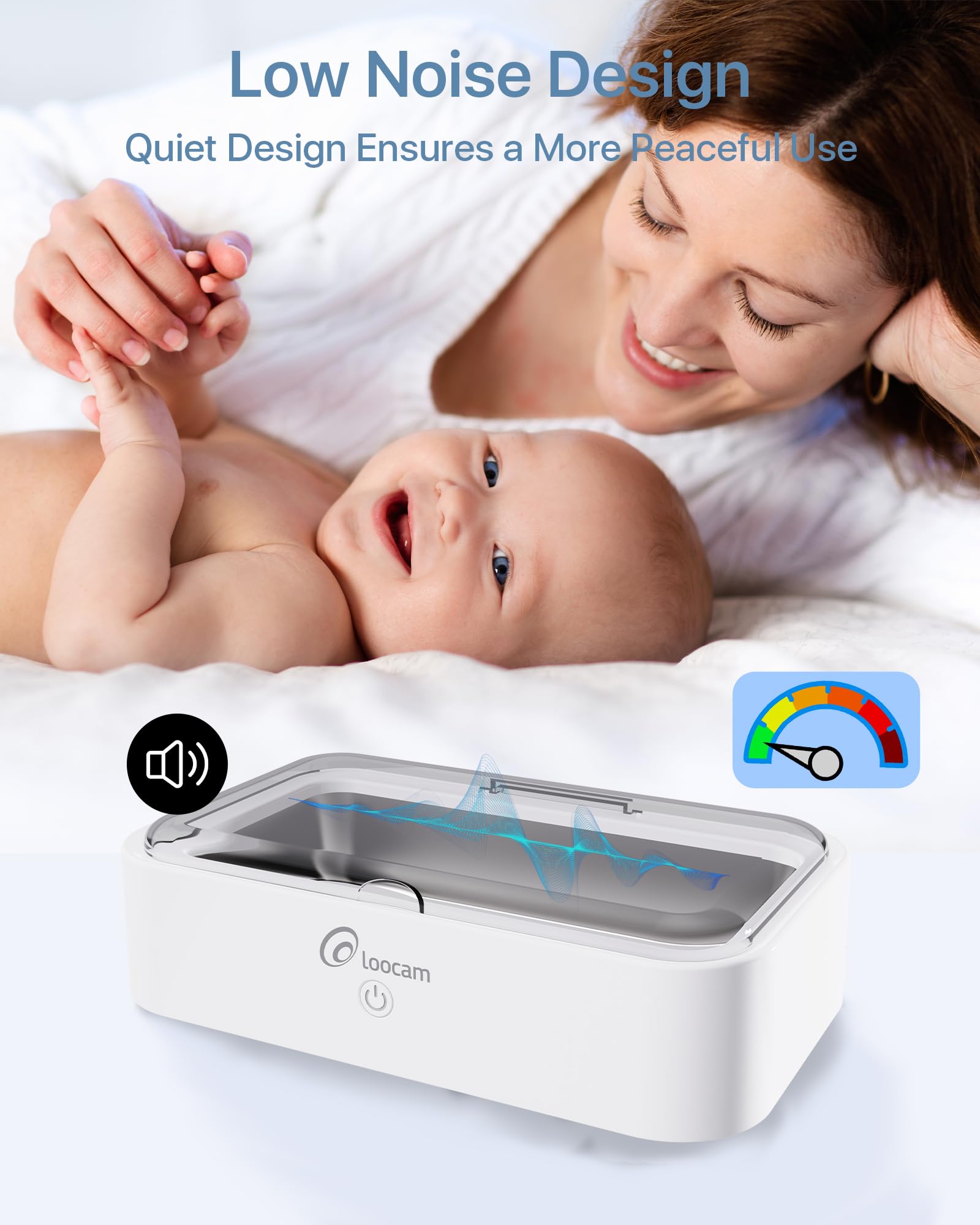 Professional Ultrasonic Jewelry Cleaner Machine with 120ml Cleaning Solution - 600ml/20oz Stainless Steel Tank, 46kHz Frequency for Jewelry, Rings, Watches & Eyeglasses - Perfect for Home, Jewelry Stores & Spa Cleaning Services