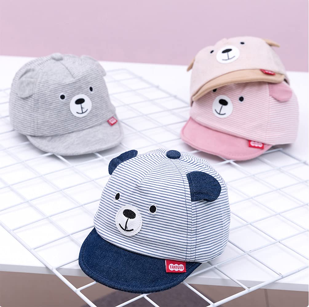 Soft Cotton Baby Sun Hat for Boys & Girls - Breathable Toddler Baseball Cap for Spring & Summer Outdoor Play, Beach, Park, and Travel Protection