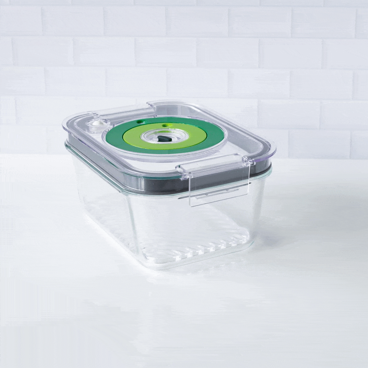 Vac U Seal 1.3L Vacuum Sealer Container - Airtight Food Storage for Meal Prep, Sous Vide & Leftovers | BPA-Free Kitchen Organization Solution
