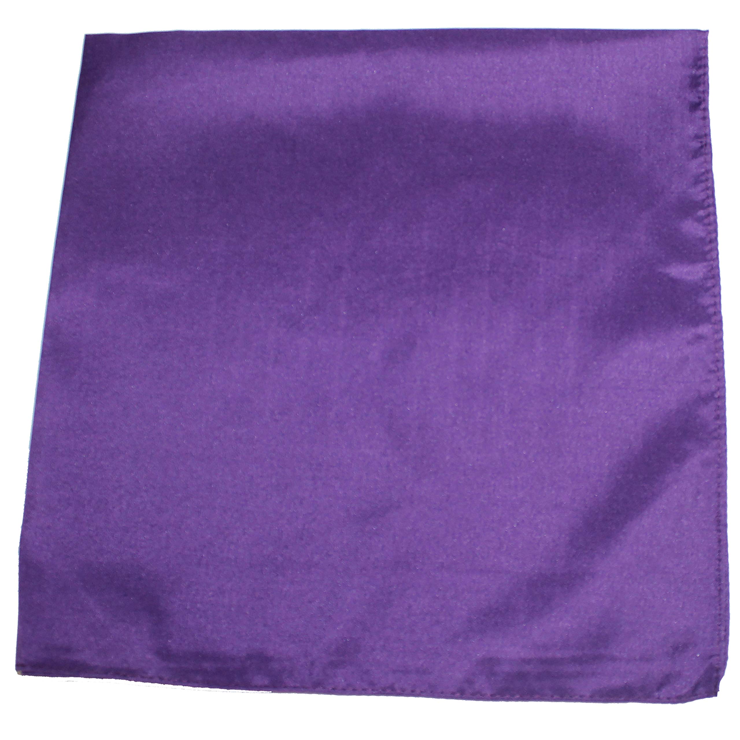 48 Pack 100% Polyester Plain Bandanas 22x22 Inches - Bulk Bandanas for Crafts, DIY, Fashion Accessories, Pet Bandanas, and Outdoor Activities